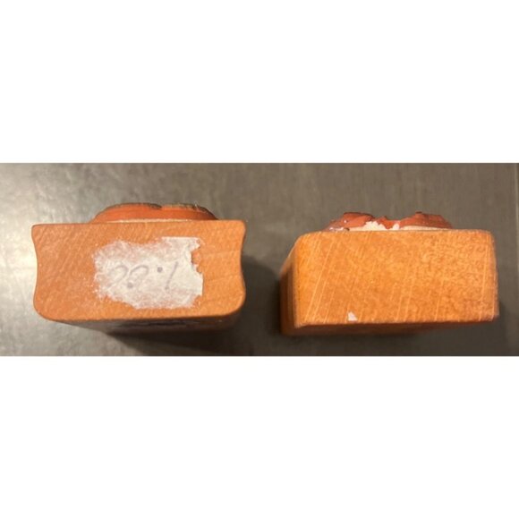 Vintage Comotion Rubber Stamp Set of 2- 253 Cute Bunny & Happy Easter Design - Picture 3 of 5